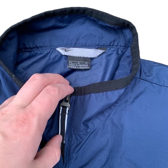 VINTAGE Nike Vest Large Navy Blue - Picture 3 of 4